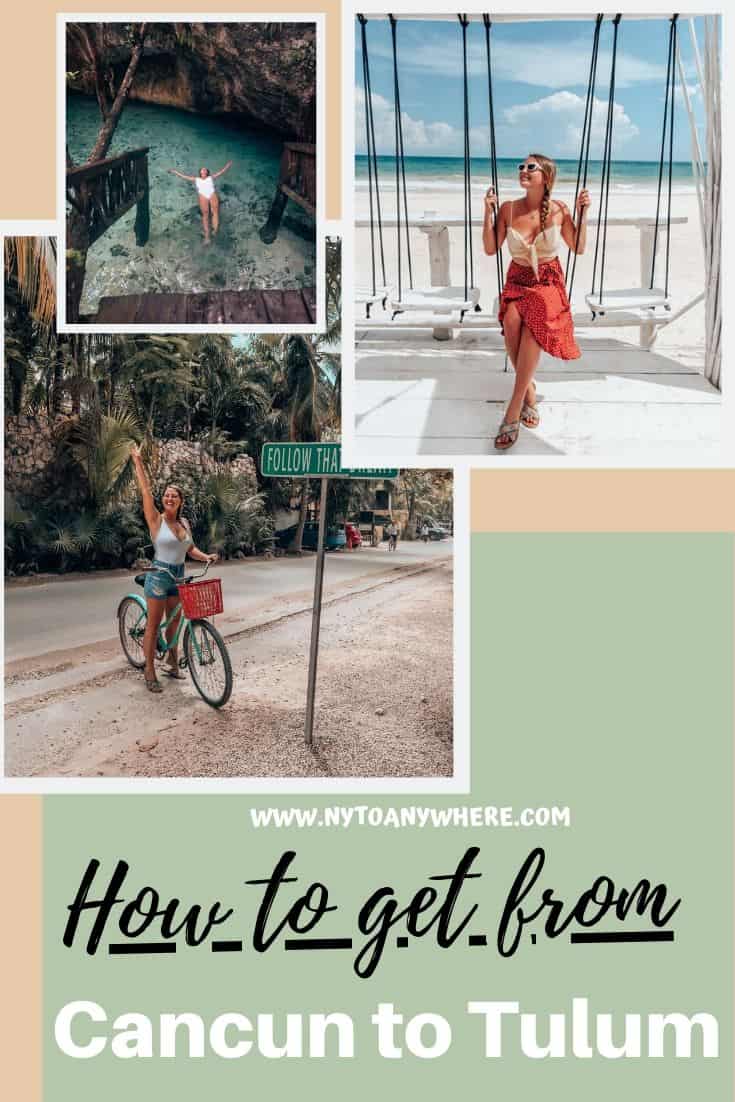 how to get from tulum to cancun