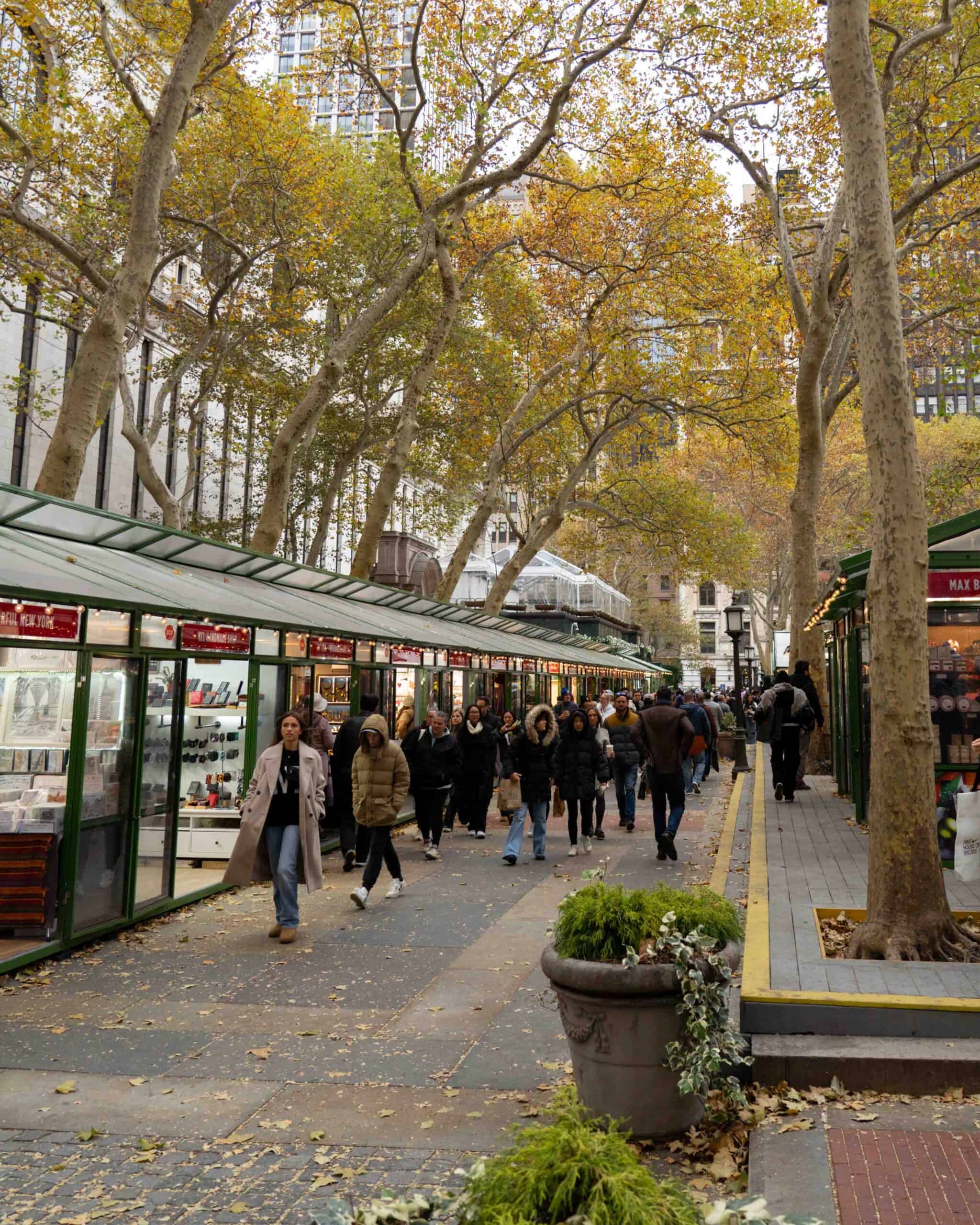 Holiday Shops at Bryant park