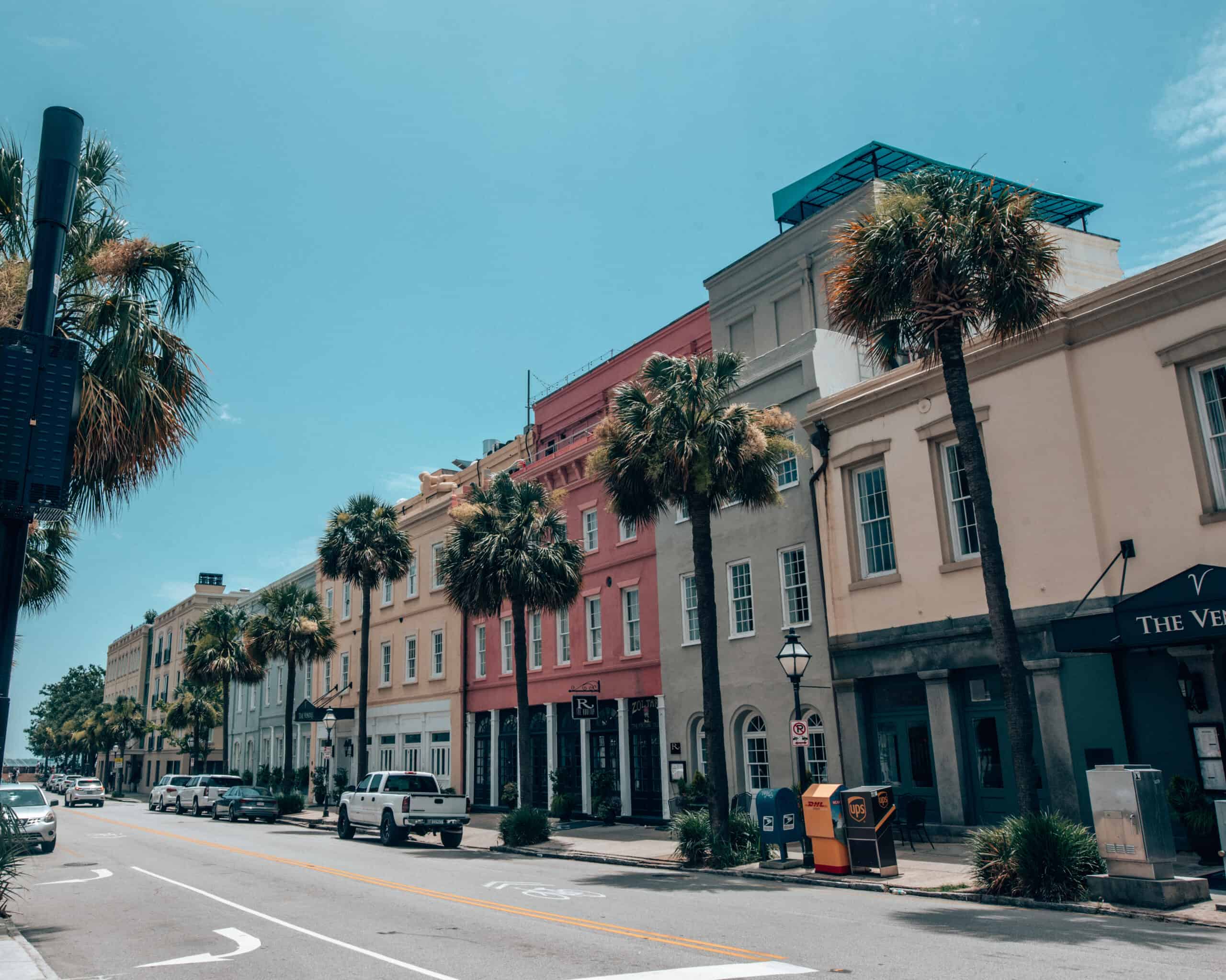 Downtown Charleston houses