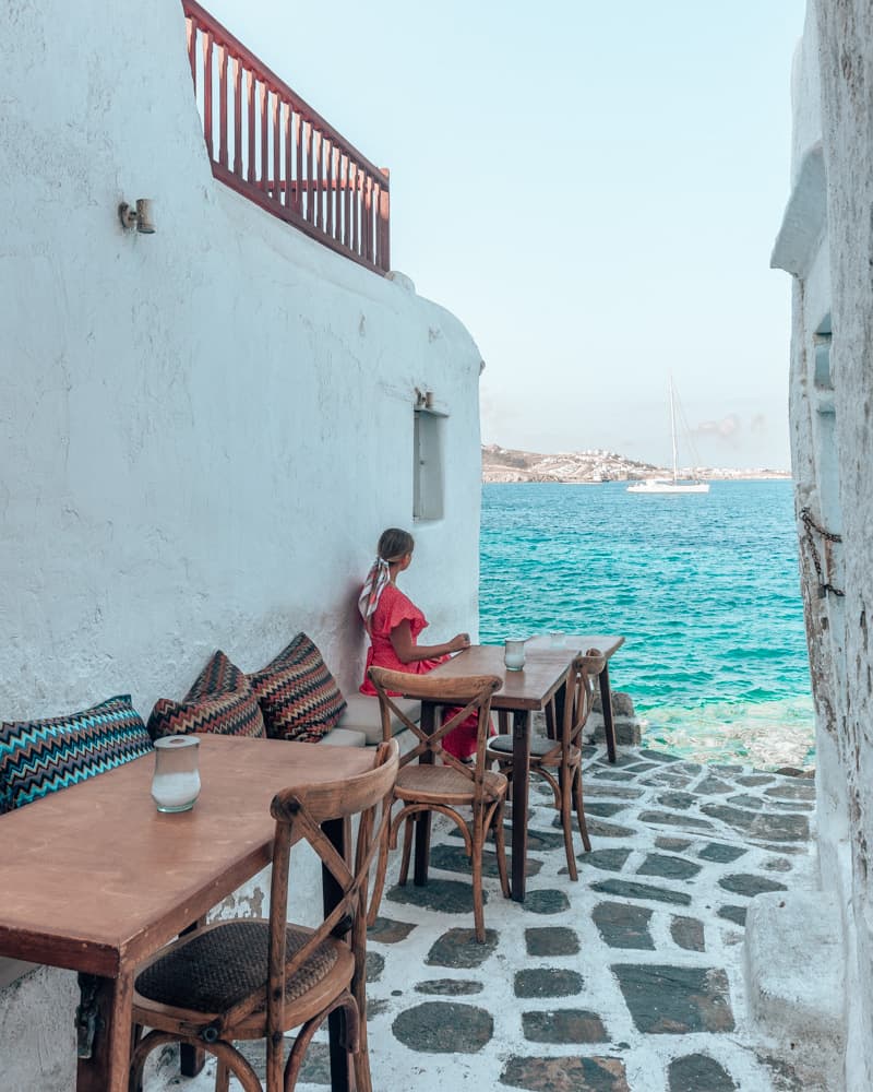 table with a Seaview