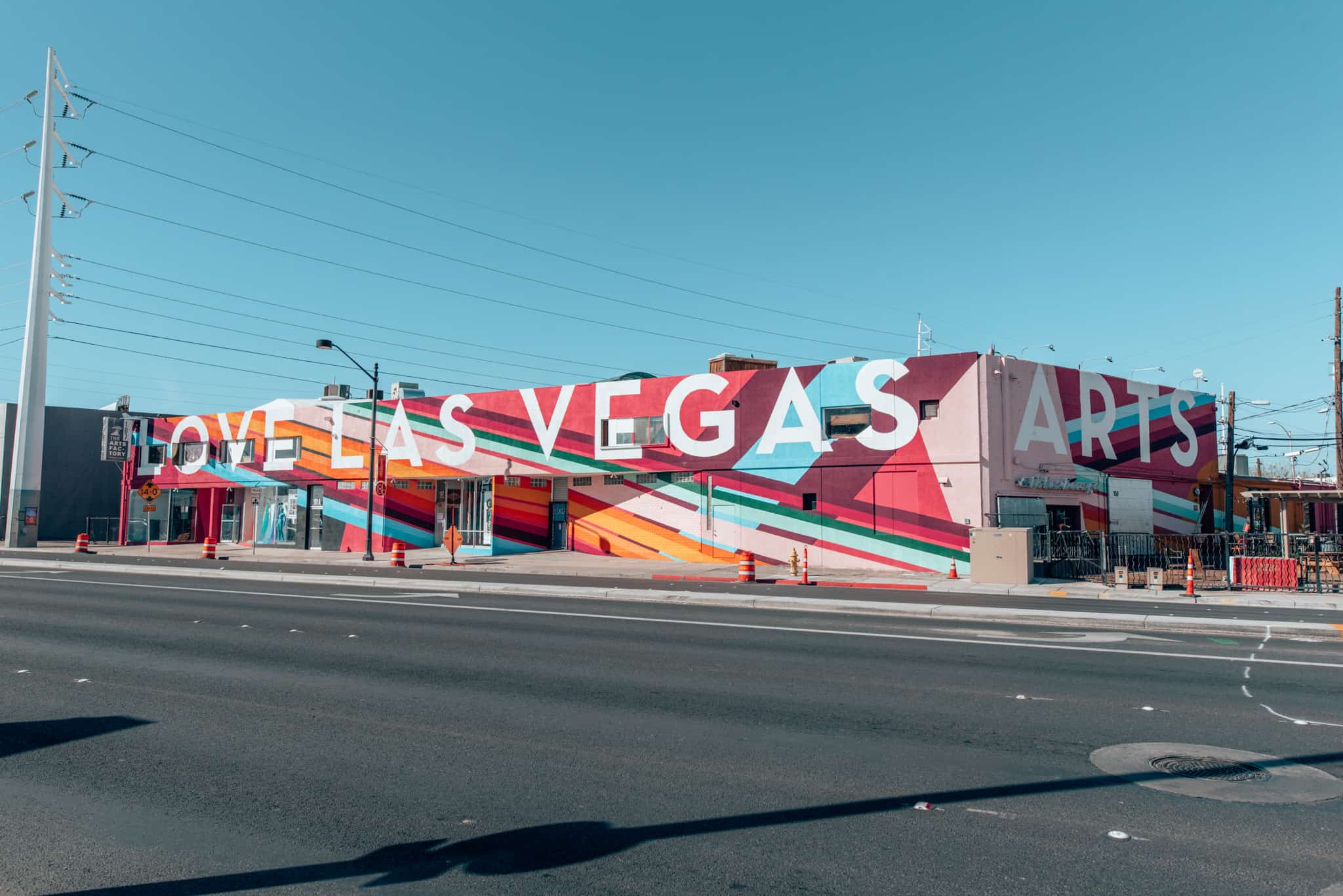 building in Las Vegas Arts District