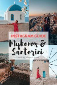 Mykonos and Santorini Photo Spots