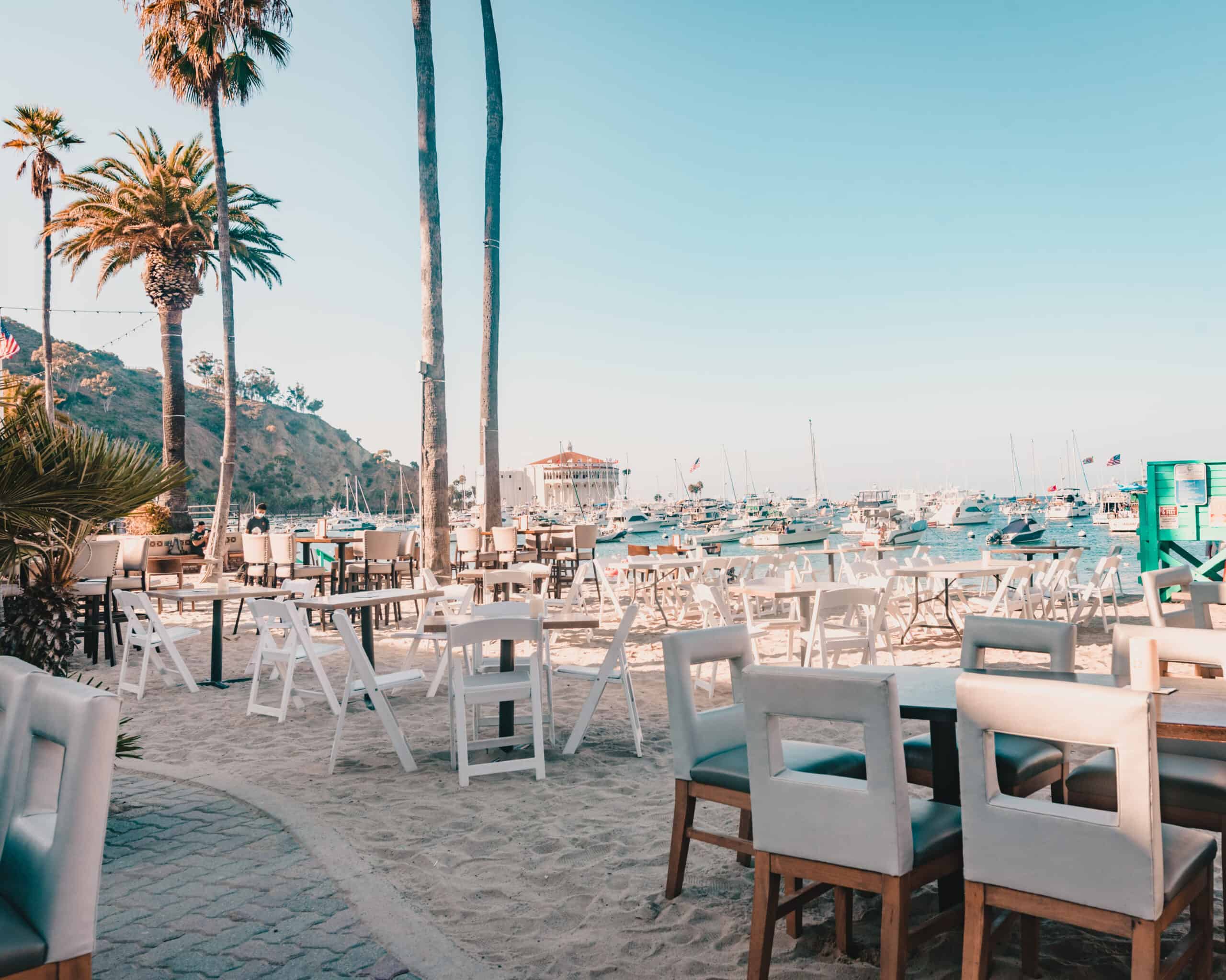 Outdoor Dining Santa Catalina Island, California