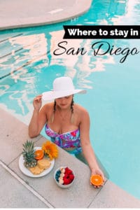 girl with hat at sonder apartment pool